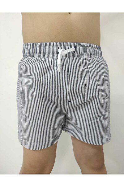 DÜVEN Boys' Patterned Swim Shorts - Children's Swim Shorts