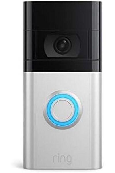 Ring Video Doorbell 4 by Amazon - HD video with two-way talk, color pre-roll video previews, battery