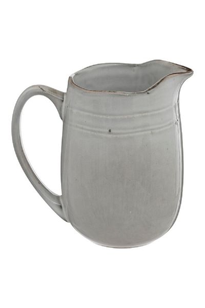 Secret de Gourmet Sandstone Elegant Design Flower Pitcher Grey 1 Liter