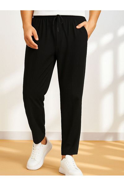 GENIUS STORE Мъжки панталони Jogger с еластична талия Панталон с джобове MEN-JOGGER