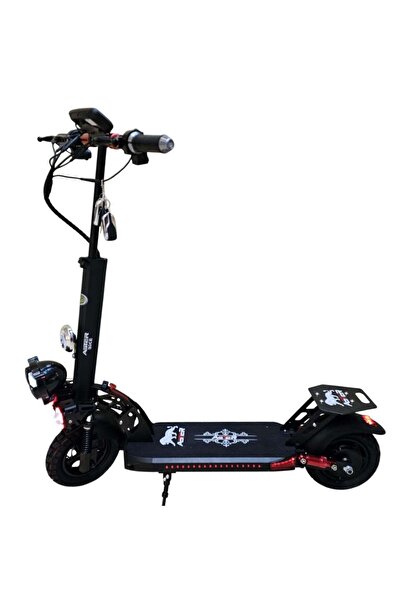 Aster سكوتر كهربائي E10، 48 فولت، 12 أمبير/ساعة، محرك 2000 وات، أسود