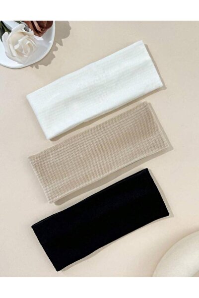Lorya Giyim Kadın 3'lü Paket Yoga,Makyaj,Spor,Saç Yıkama BANDI