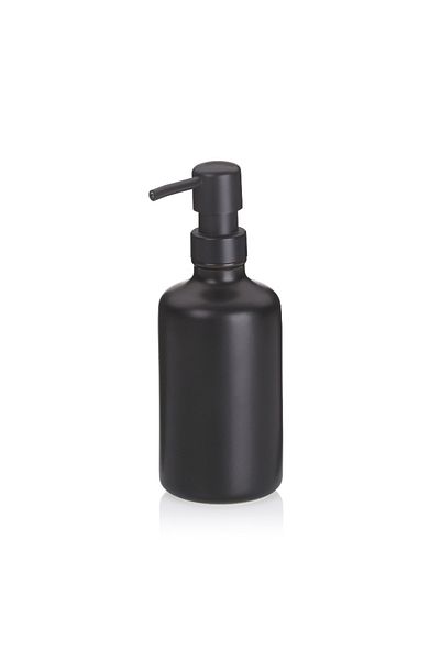 Kela Leonie soap dispenser black ceramic 20.0cm 7.5cm 300.0ml