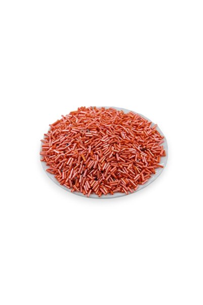 Serhat Aksesuar ve El İşçilik خرز أنبوبي برتقالي باستيل 70 جرام