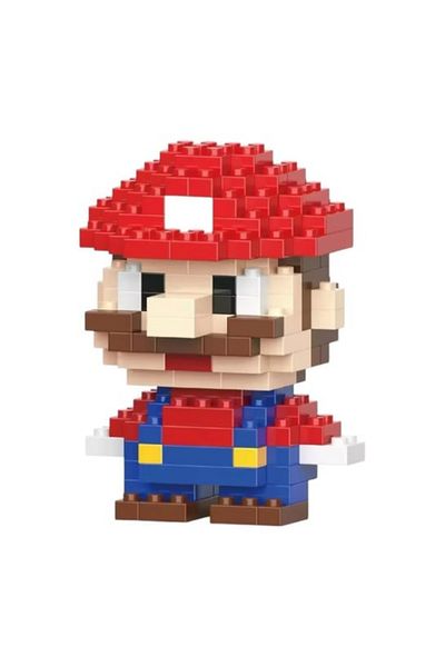 Toum Mario Bricks Small Particle 3D Puzzle Lego Desktop Decoration