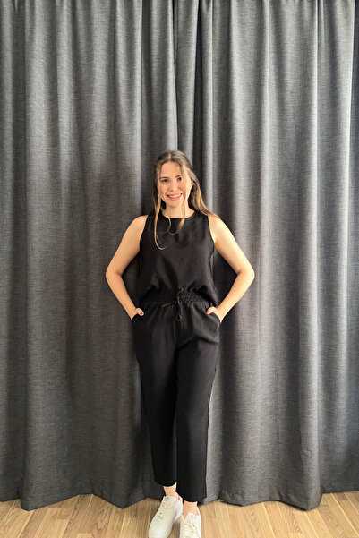 Sorridi مجموعة ماسيمو آيروبين من القماش بدون أكمام مكونة من قطعتين