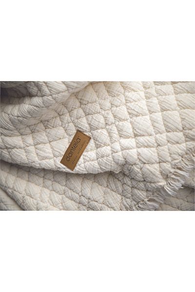 Dantela Cedric Polyester Filled Washable Bedspread - Cream