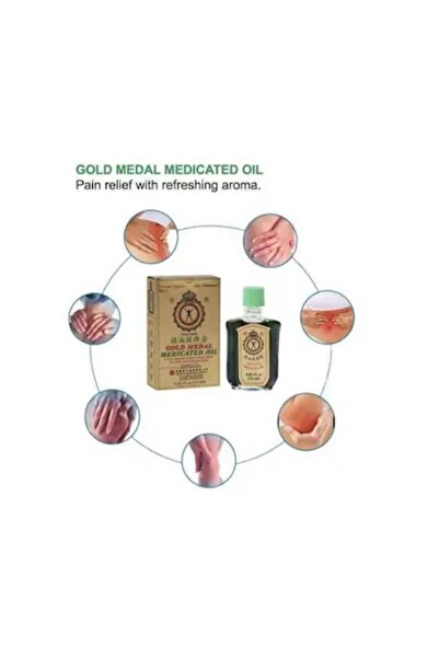 Axe Gold Medal Oil 25ml – Fast Pain Relief Oil with Refreshing Aroma for Aches, Stiffness & Strain