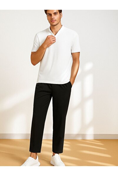 GENIUS STORE Pantaloni pentru bărbați Pantaloni de jogger cu talie elastică Pantaloni de jogger pentru bărbați cu buzunare