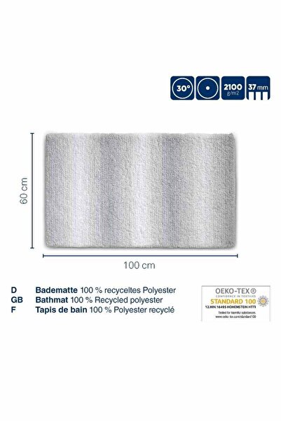 Kela Ombre bath mat 100x60 cm old pink polyester