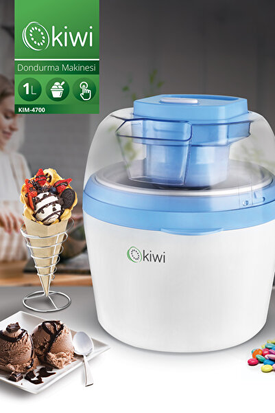 woodhub Siyah Dondurma Makinesi, Pratik ve Şık Tasarım, Hızlı ve Kolay Kullanım