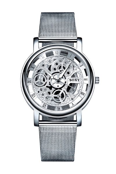 Soxy K30 Unisex Wrist Watch - Silver