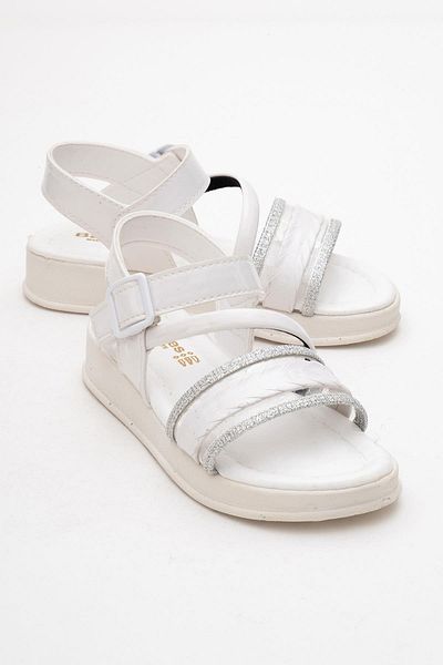 CCWAY AYAKKABI Sandale pentru copii 26-30 ALBE