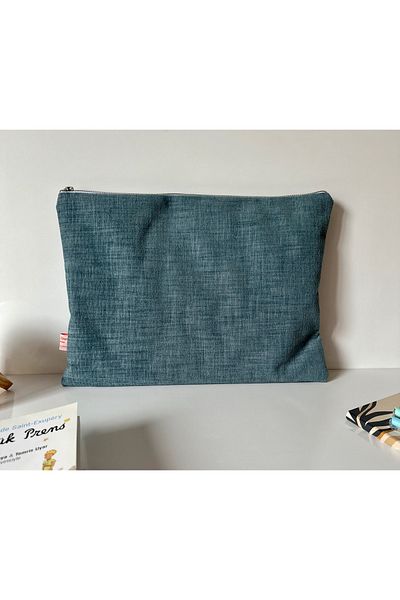 BABY KANGAROO Denim Blue Color Laptop Case - Protective Notebook Bag - Blue Computer Case