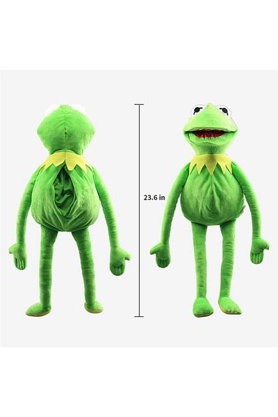 Choice One Size A 60cm Cartoon The Muppets KERMIT FROG Hand Puppet Plush Toys Soft Boy Doll for Children Bi