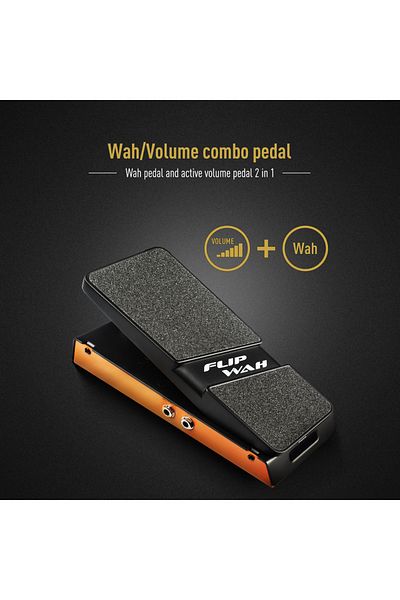 Choice SONICAKE FlipWah Wahwah EFFECT & Active Volume Control Combo Pedal Full Size Metal Case QEP-10