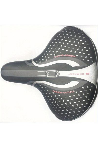 Choice black Bicycle electric car oversized saddle battery car sunscreen load king (fat people available) c
