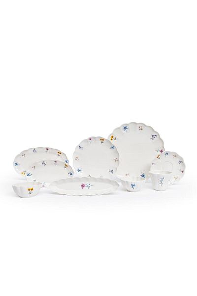 Maxx Doria Flower Bouquet 29 Piece Breakfast Set for 6 People Pa2085