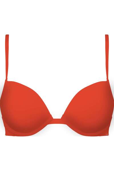 Calvin Klein PUSH UP PLUNGE Kadın Kırmızı Sütyen