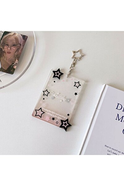 Choice حامل بطاقات صور نجوم الكيبوب الكوريين العصريين باللون الأسود من INS St...