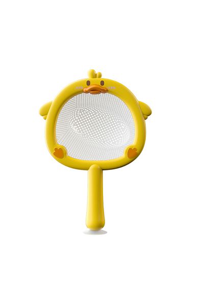 Choice Duck Fishing Net Baby Cute Animals Bath Toy LED Light Up Toys Swimming Water Soft Rubber Float Induc
