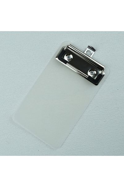 Choice Transparent Portable Transparent Clipboard with Built-in Hanging Hook Mini Clear Writing Board Hangi