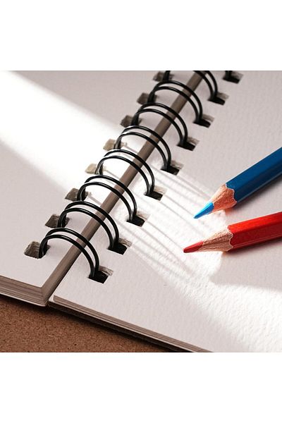 Choice Red 100% Cotton Watercolor Travel Journal - 22 Sheets 5.5x8.5-inch Cold Pressed Watercolor Paper - 1
