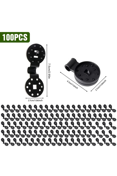 Choice 100 قطعة 10/20/50100 قطعة مشابك بلاستيكية للمظلات الخارجية مشبك قماش ش...