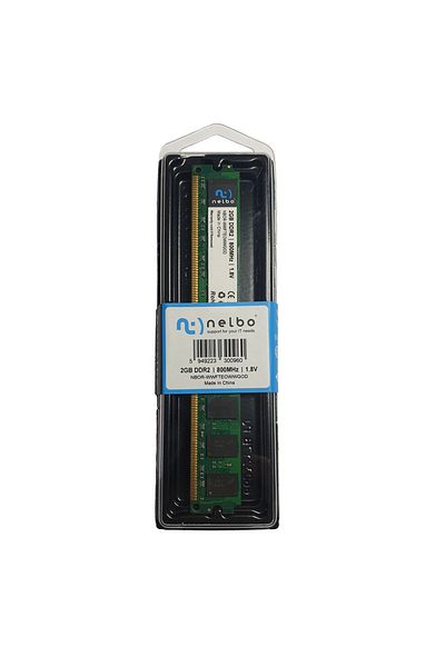 nelbo Memorie RAM 2 GB ddr2, 800 MHz, PC-6400 dimm, Nelbo, calculator