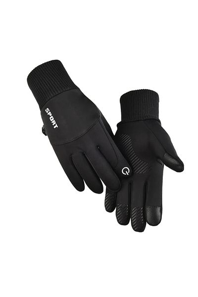 Choice L Black Winter Gloves Men Women Touch Screen Warm Gloves Water Resistant Windproof Thermal Gloves Fo