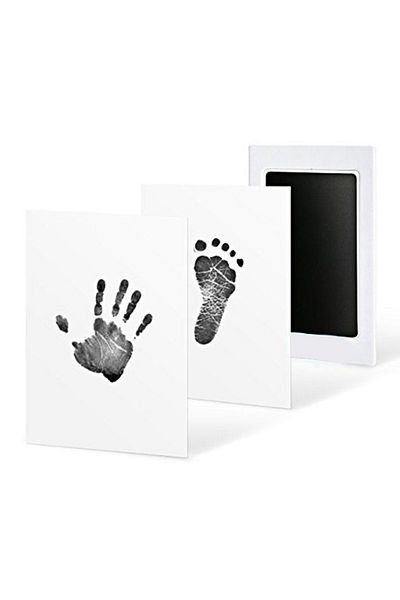 Choice Black Baby footprint set Safe Non-Toxic Handprint Paw Print Infant Souvenirs NoTouch Skin For Newbor