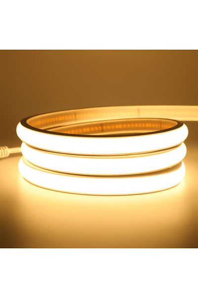 Choice 24V 8m Warm white Waterproof COB LED Strip Light 12V 24V Flexible LED Neon Light 0.5-20M 320LEDs Hig