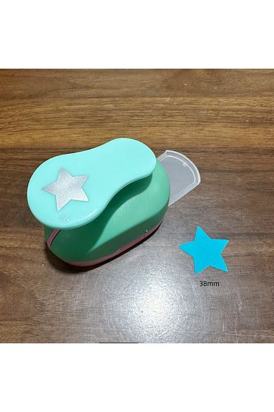 Choice 1 38mm 1PCS(0.8cm,1.5cm,2.5cm,3.8cm,5cm)star shape craft punch set children manual DIY hole punches