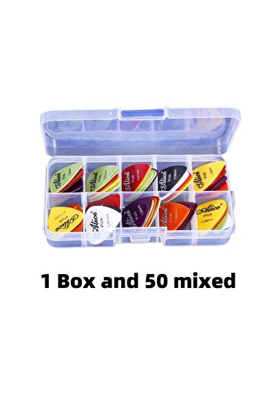 Choice 1 Box and 50 mixed Alice Guitar Pick 12/24/50/100 Pieces Mixed ABS Pre...
