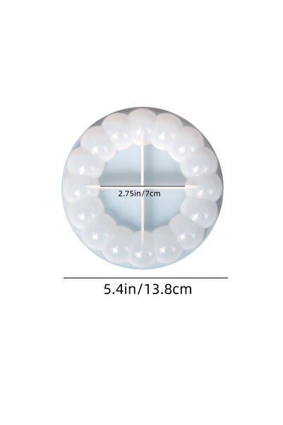 Choice1 2 Multi-Use Bubble Resin Mold DIY Silicone Tray for Creative Coasters...