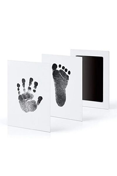 Choice C14-Black 1pcs Environmental-friendly Baby Care Non-Toxic Baby Handprint Footprint Imprint Kit Baby