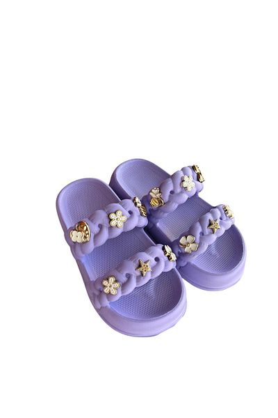 güven kundura Girl's Eva Stone Slippers