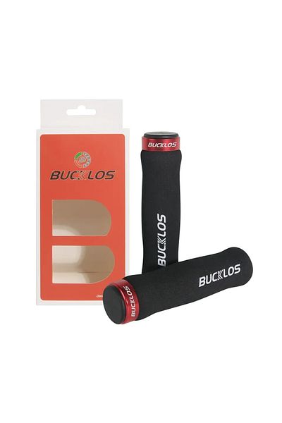 BUCKLOS SPONGE-BLACK BUCKLOS MTB Grips Sponge Bike Handlebar Cover Soft Shock-absorbing Lock on Bicycle Hand