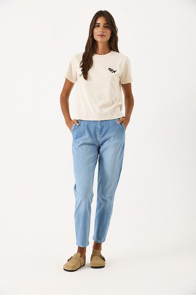 VENA Vn Süzene Embroidered T-Shirt - Naturel