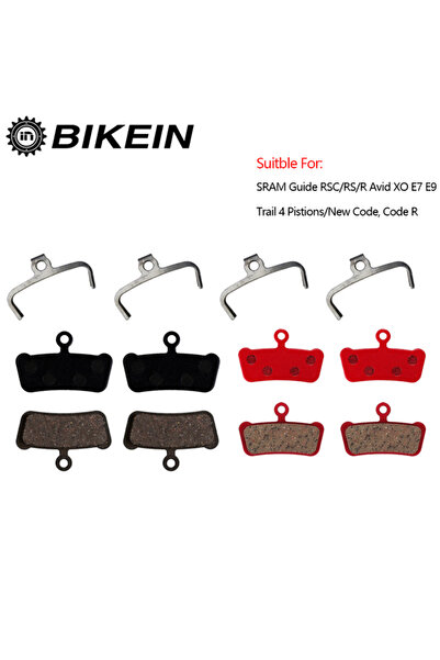 Choice 2 سيراميك-2 راتنج BIKEIN 4 أزواج من وسادات فرامل قرص الدراجة المصنوعة ...