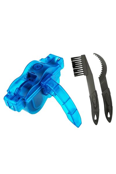 Choice 3 piece set Portable Bicycle Chain Cleaner Bike Brushes Scrubber Wash Tool Mountain Cycling Cleaning