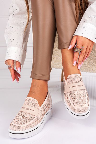 Lush Fashion Women's Textile Loafers