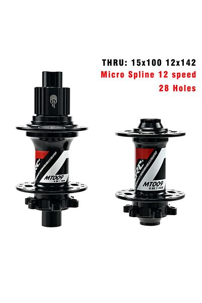 Choice MS 12S 28H Thru ARC MTB Hub 28H / 32H / 36H Micro Spline 12 Speed Disc Brake Bearing Hub 6 Pawls 114