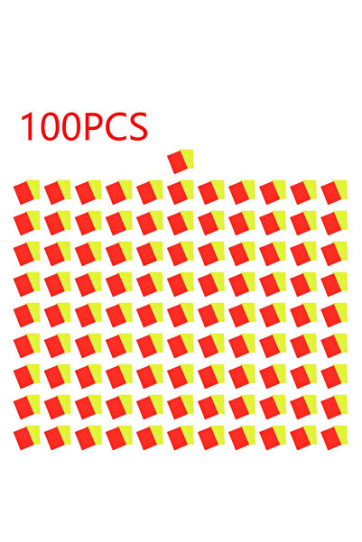APWIKOGER 100Pairs 100-1Pairs Soccer Referee Cards Red Card and Yellow Card F...