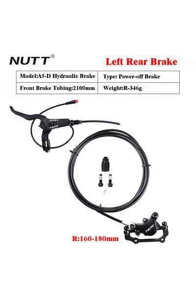 Choice Left Rear NUTT A5-D Electric Scooter Hydraulic Brake For Zero 10X Mini KUGOO G1 Booster ES3 Dualtron