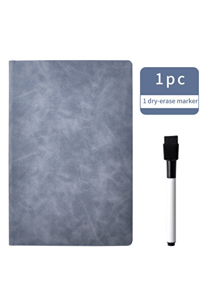 Choice Option 1 A5 Reusable Whiteboard Notebook Memo Book With Free Whiteboard Pen Erasing Cloth Weekly Pla