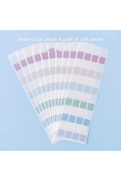 Choice علامات تبويب قابلة للكتابة والإزالة من Retro Color S، ملصقات ملصقات، د...
