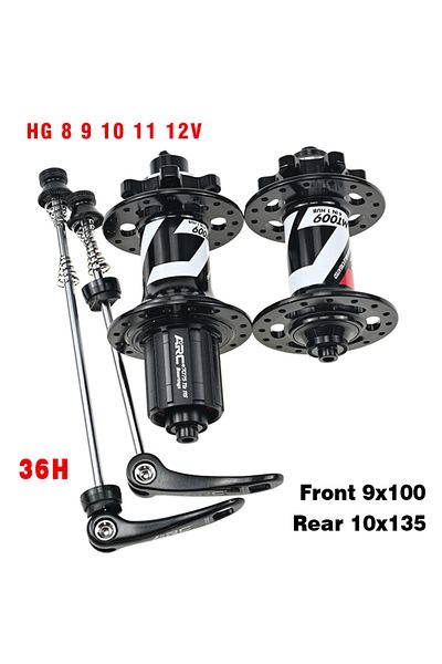 Choice HG 36H QR ARC MTB Hub 28H / 32H / 36H Micro Spline 12 Speed Disc Brake Bearing Hub 6 Pawls 114 Click