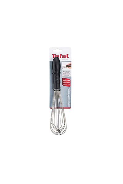 TEFAL Non-Slip Comfort Whisk Silver and Black 28cm
