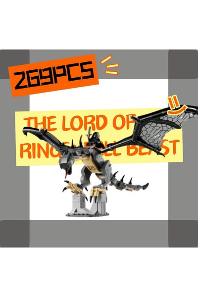 Choice No original box 10693 Dragon My Beast 269Pcs Building Blocks MOC DIY Model Bricks Educational Deskto